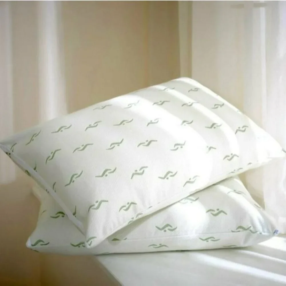 Waterproof Mattress Protector And Pillowcase Breathable Bamboo Jacquard Set Twin